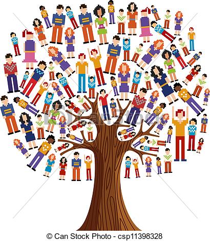 Arbre d'humains